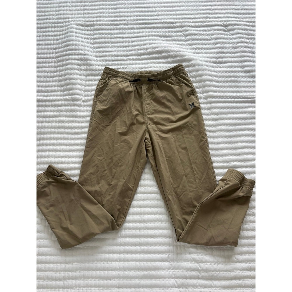 Hurley Big Kid Khaki Athletic Pants Joggers Size‎ Medium